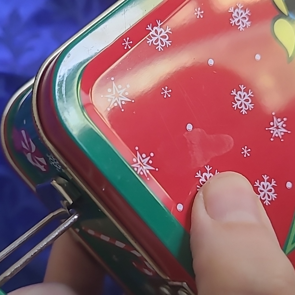 RARE Powerpuff Girls Christmas 🎄 Collectible Retro Mini Tin Lunch Box! - Picture 12 of 17